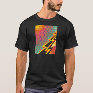 Bunte Muster-Schaffung "Blitz Gordon " T-Shirt