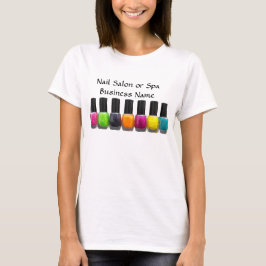 Bunte Nagellack-Flaschen, Nagel-Salon T-Shirt