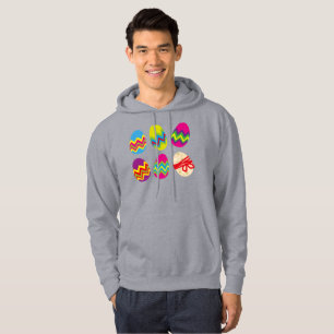 bunte Ostereier Hoodie