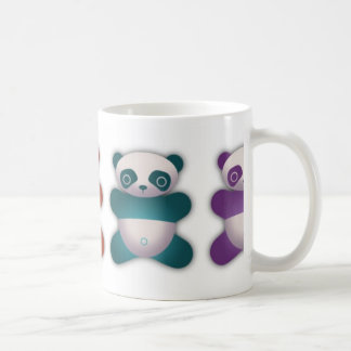 Bunte Panda-Kaffee-Tasse Kaffeetasse