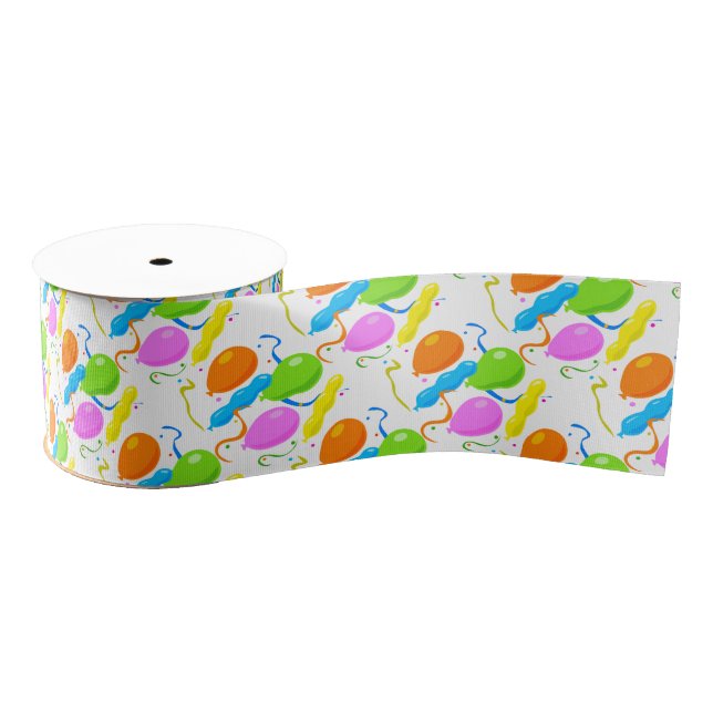 Bunte Party-Ballone Ripsband (Spule)