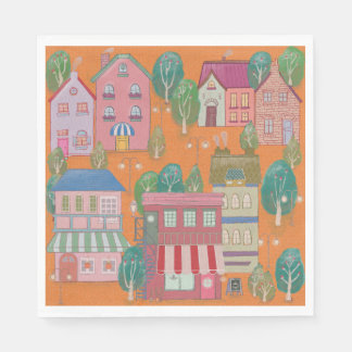 Bunte Party-Papier-Tischservietten  Serviette