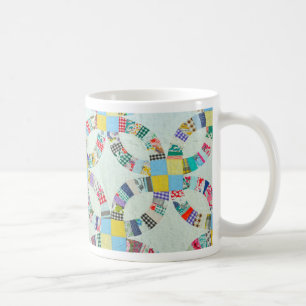 Bunte Patchworksteppdecke Tasse