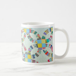 Bunte Patchworksteppdecke Tasse