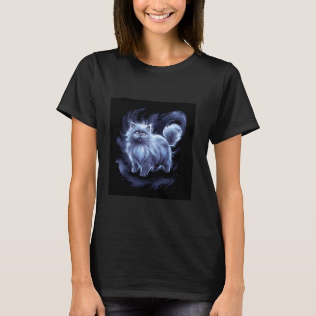 Bunte Perserkatze T-Shirt (Vorderseite)