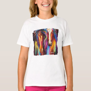 Bunte Pferde T-Shirt