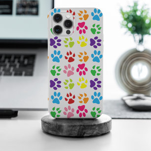 Bunte Pfoten, Hundepfoten, Katzenpfoten iPhone 15 Pro Max Hülle