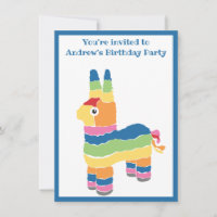 Bunte Pinata Geburtstagsparty