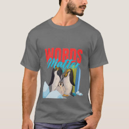 Bunte Pinguinfamilienliebe T-Shirt