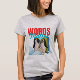 Bunte Pinguinfamilienliebe T-Shirt