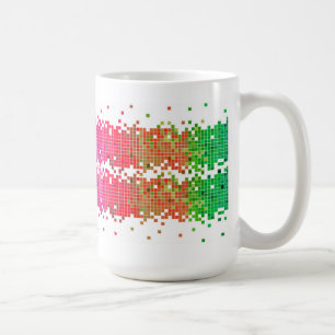 Bunte Pixel Tasse