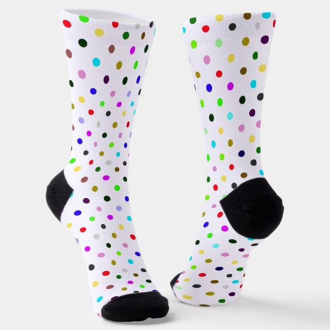 Bunte Polka Docks Socken (Gewinkelt)