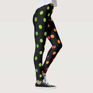 Bunte Polka-Leggings Leggings