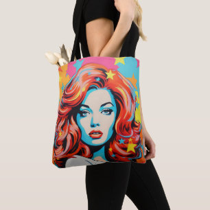 Bunte Pop-Art-Frau