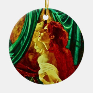 bunte Porzellanverzierung Keramik Ornament