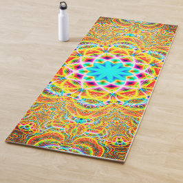 Bunte psychedelische Muster Yogamatte
