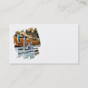 Bunte Pumpanlage-Visitenkarten Visitenkarte