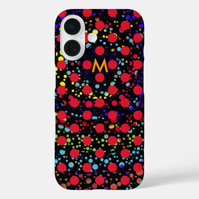 bunte Punkte Case-Mate iPhone Hülle (Rückseite)