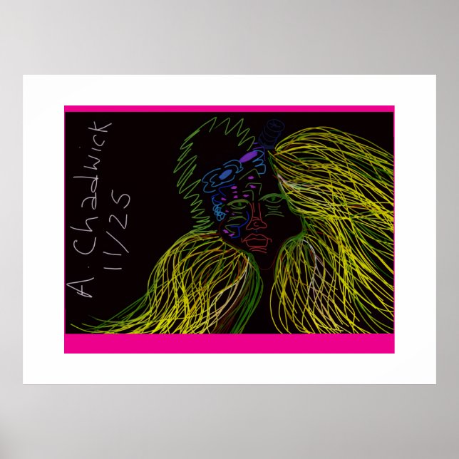 Bunte Puppe Poster (Vorne)