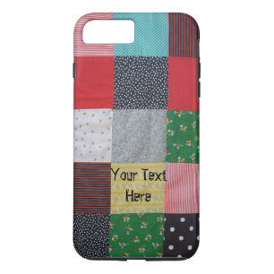 bunte Quadrate Vintager Patchwork Case-Mate iPhone Hülle