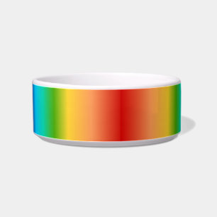 Bunte Regenbogenfarbsteigung Napf