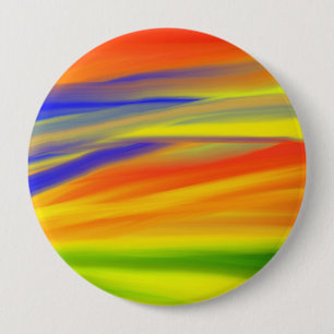 BUNTE REGENBOGENKUNST BUTTON