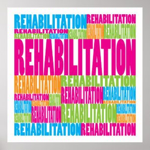 Bunte Rehabilitation Poster