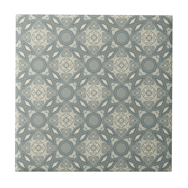 Bunte Retro-Muster-Hintergrund 5 Fliese (Vorderseite)