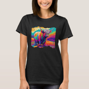 Bunte Rind-Kuh-Kunst 1 T-Shirt