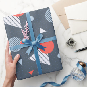 Bunte saisonale fröhliche Hochzeit Geschenkpapier