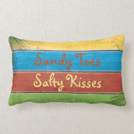 Bunte Sandy Toes salziges Kuss-Kissen Lendenkissen