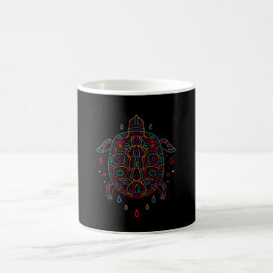 Bunte Schildkröte Kaffeetasse