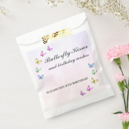 Bunte Schmetterlinge zum Geburtstag Geschenktütchen
