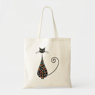 Bunte schwarze Katzen-Taschen-Tasche Tragetasche