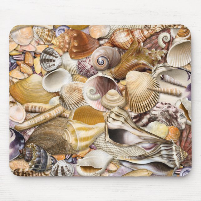 Bunte Seashells-Mausunterlage Mousepad (Vorne)