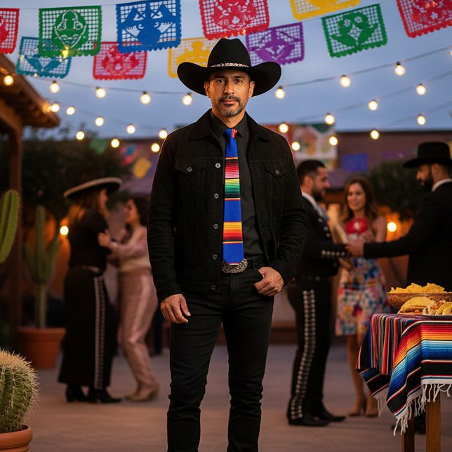bunte Serape-Streifen Krawatte (Von Creator hochgeladen)