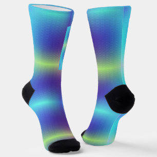 Bunte Socken mit einem Farbverlaufdesign 