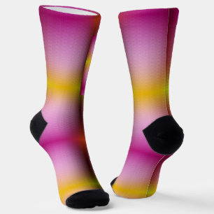 Bunte Socken mit einem lebendigen Farbverlauf-Must