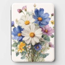 BUNTE SOMMERBLUMEN IN WATERCOLOR