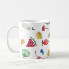 bunte Sommerfrüchte Kaffeetasse