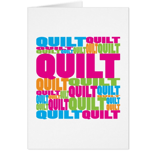 Bunte Steppdecke (Vorne)