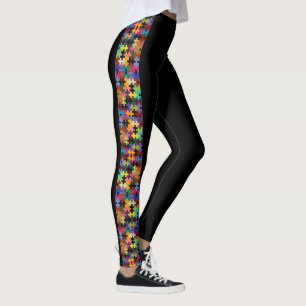 Bunte Steppdecken-Muster-Leggings Leggings