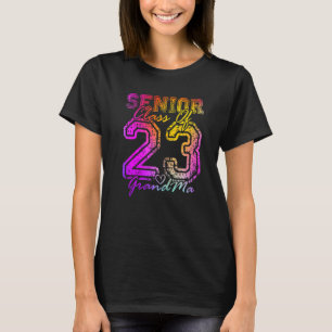 Bunte stolze Oma süße Herz Absolventin Seniorin  T-Shirt