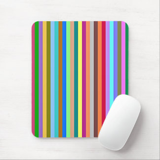 Bunte Streifen Mousepad
