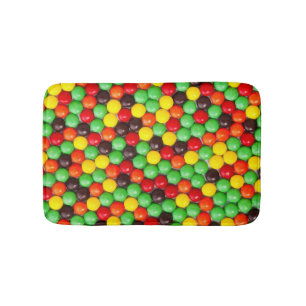 Bunte Süßigkeiten Badematte