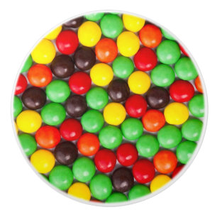 Bunte Süßigkeiten Keramikknauf