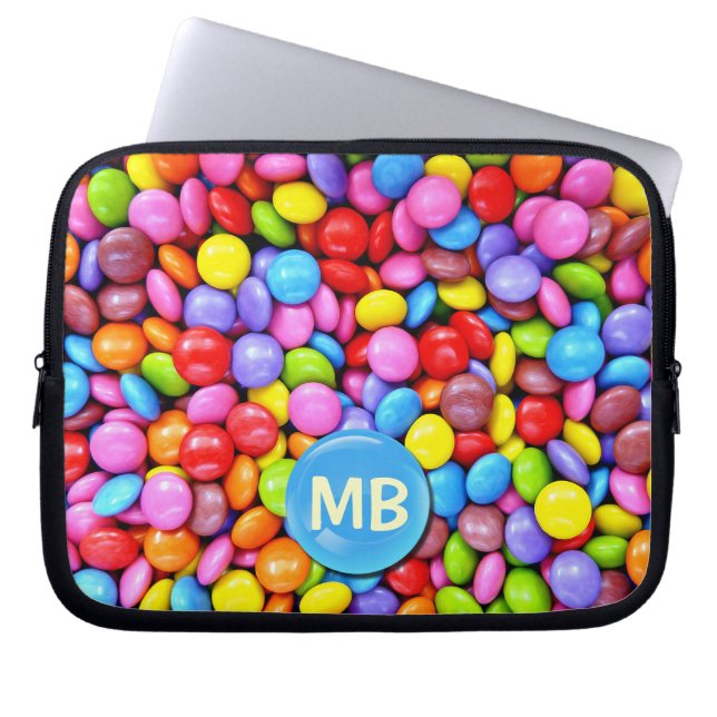 Bunte Süßigkeiten Laptopschutzhülle (Vorderseite)