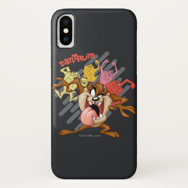 Bunte "Tantrum" TAZ™ Case-Mate iPhone Hülle (Rückseite)