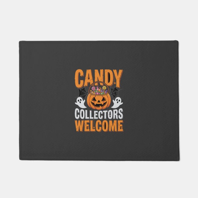 Bunte Tanzskelette Halloween-Party Fußmatte (Vorderseite)