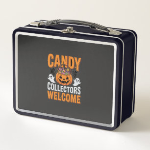 Bunte Tanzskelette Halloween-Party Metall Brotdose